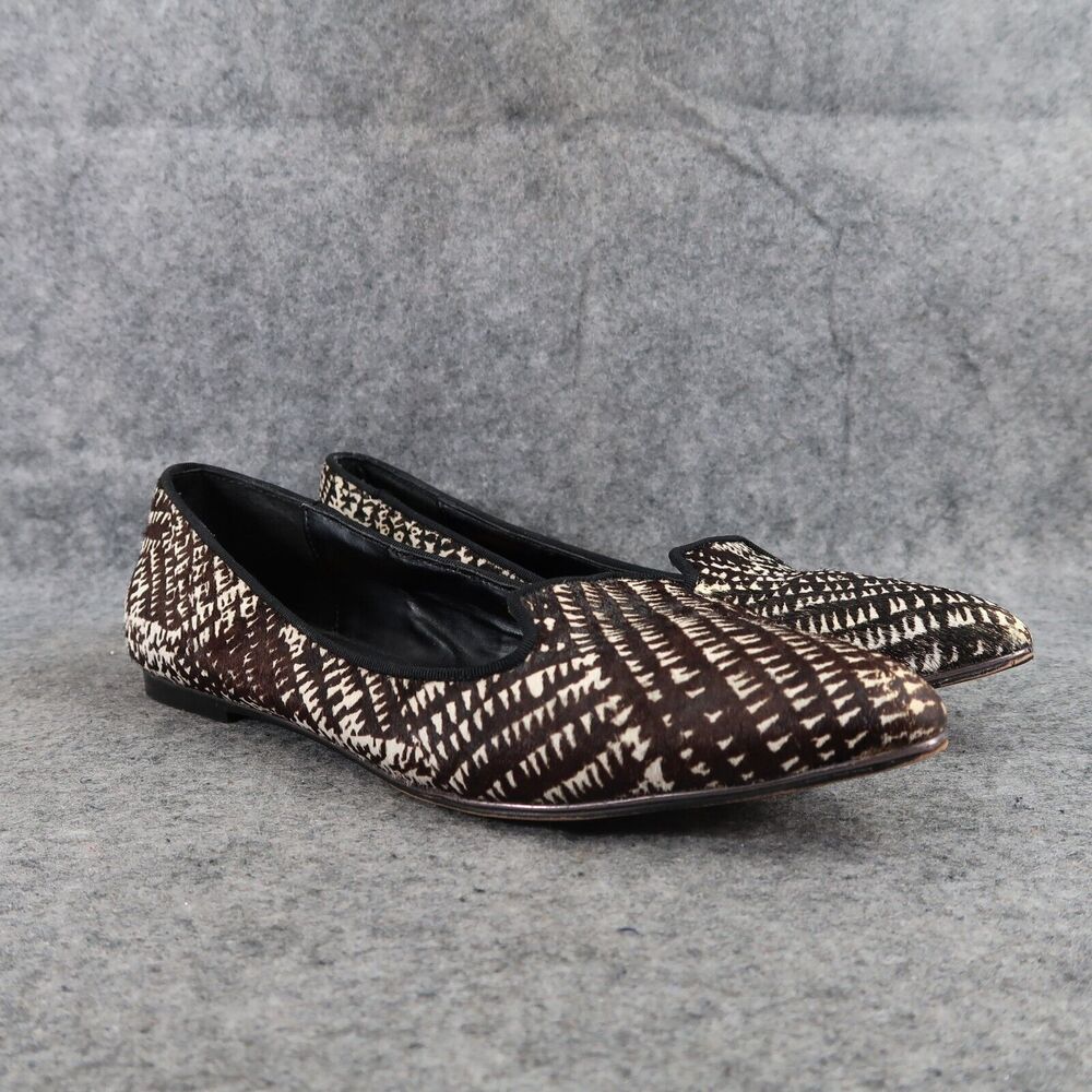 Dolce Vita Shoes Women 7.5 Flats Smoking Slipper Calf Hair Fashion Brigid Loafer